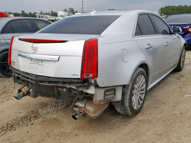 1G6DJ5EDXB0100619 - 2011 CADILLAC CTS PERFOR SILVER photo 4