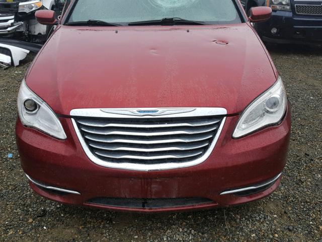 1C3CCBAB5EN230812 - 2014 CHRYSLER 200 LX RED photo 7