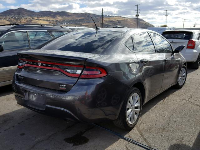 1C3CDFBB1ED835399 - 2014 DODGE DART SXT CHARCOAL photo 4