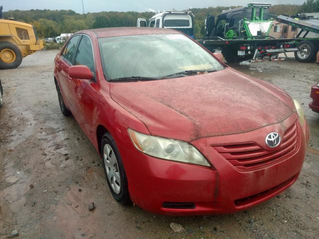 4T1BE46K07U151722 - 2007 TOYOTA CAMRY CE RED photo 1