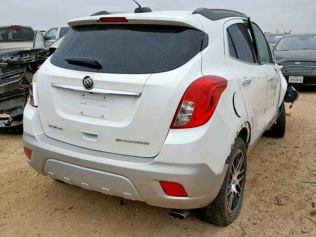 KL4CJCSB1GB544719 - 2016 BUICK ENCORE WHITE photo 4