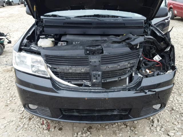 3D4PH6FV6AT108143 - 2010 DODGE JOURNEY R/ BLACK photo 7