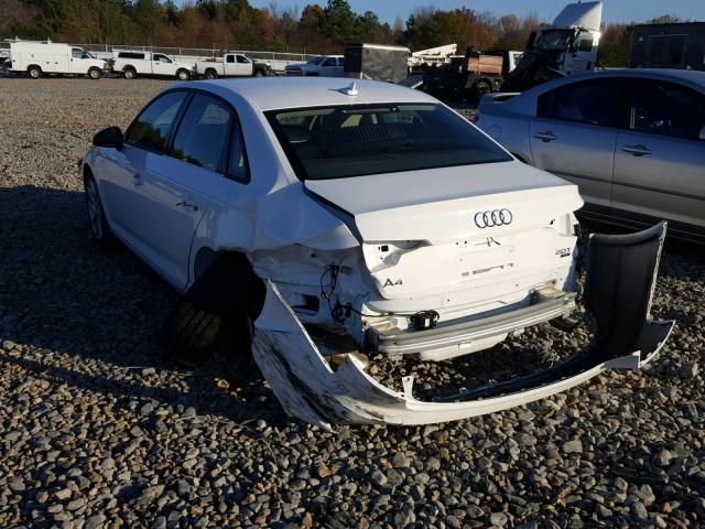 WAUKMAF44JA095149 - 2018 AUDI A4 ULTRA P WHITE photo 3