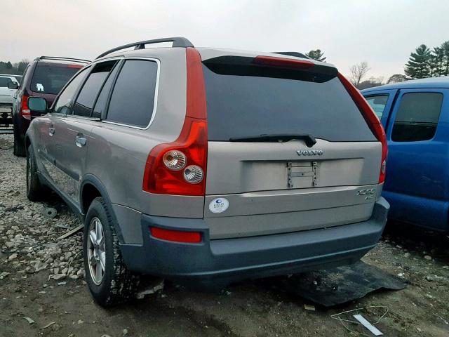 YV1CM59H831001221 - 2003 VOLVO XC90 WHITE photo 3