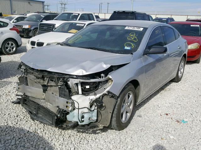 1G1ZB5ST4HF274003 - 2017 CHEVROLET MALIBU LS GRAY photo 2