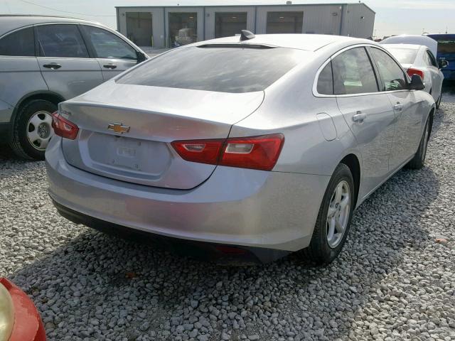 1G1ZB5ST4HF274003 - 2017 CHEVROLET MALIBU LS GRAY photo 4