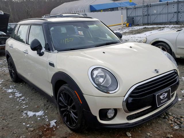 WMWLN5C55G2E29555 - 2016 MINI COOPER CLU WHITE photo 1