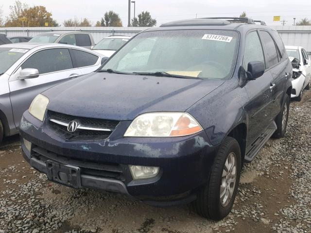 2HNYD18963H520634 - 2003 ACURA MDX TOURIN BLUE photo 2