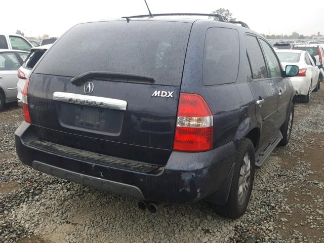 2HNYD18963H520634 - 2003 ACURA MDX TOURIN BLUE photo 4