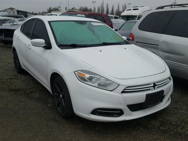 1C3CDFBHXDD204475 - 2013 DODGE DART SXT WHITE photo 1