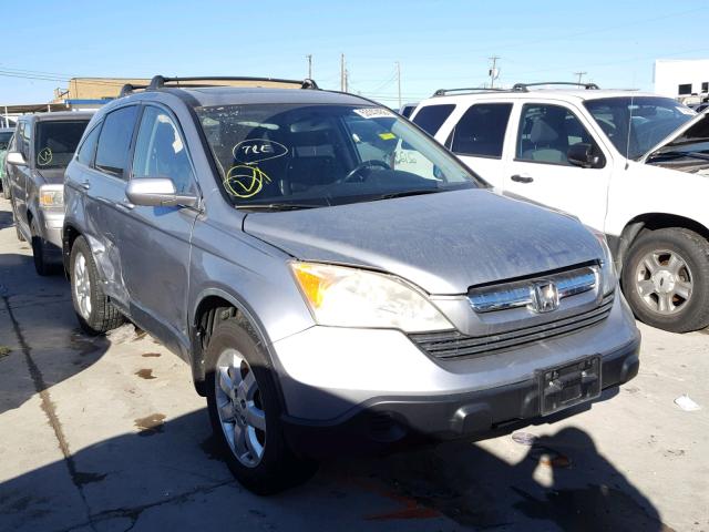 JHLRE38758C019314 - 2008 HONDA CR-V EXL SILVER photo 1