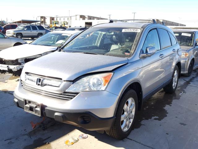 JHLRE38758C019314 - 2008 HONDA CR-V EXL SILVER photo 2