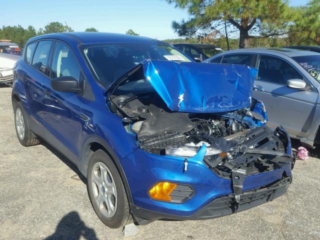 1FMCU0F74HUF01690 - 2017 FORD ESCAPE S BLUE photo 1