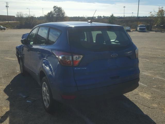 1FMCU0F74HUF01690 - 2017 FORD ESCAPE S BLUE photo 3