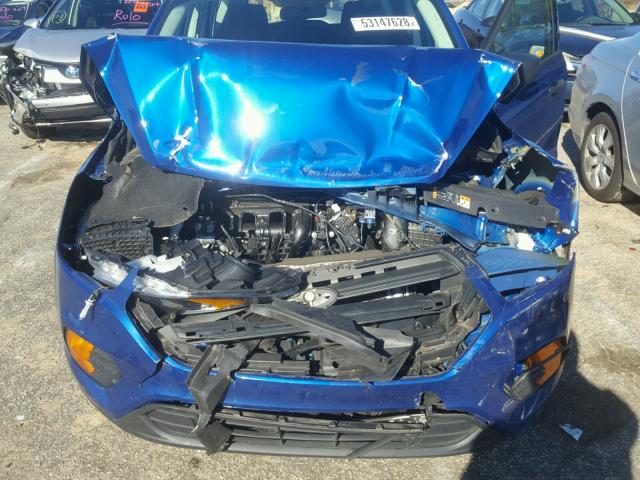 1FMCU0F74HUF01690 - 2017 FORD ESCAPE S BLUE photo 7