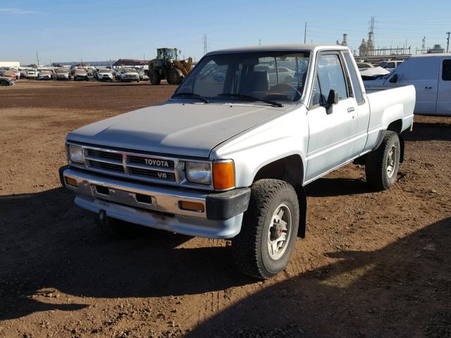 JT4VN67M7J0002283 - 1988 TOYOTA PICKUP SHO SILVER photo 2