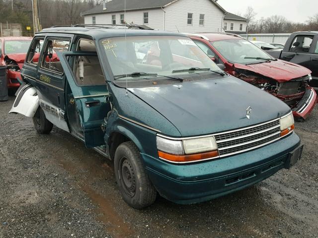 2P4GH2537RR821990 - 1994 PLYMOUTH VOYAGER GREEN photo 1