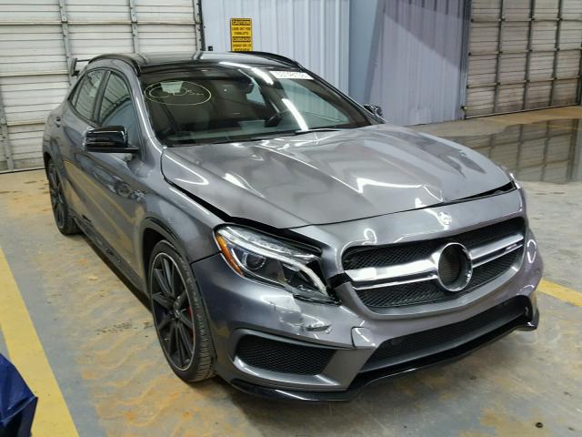 WDDTG5CB6FJ045536 - 2015 MERCEDES-BENZ GLA 45 AMG GRAY photo 1