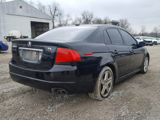 19UUA66284A045540 - 2004 ACURA TL BLACK photo 4