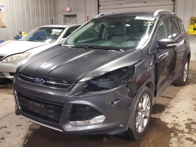 1FMCU9JX4FUA85648 - 2015 FORD ESCAPE TIT GRAY photo 2