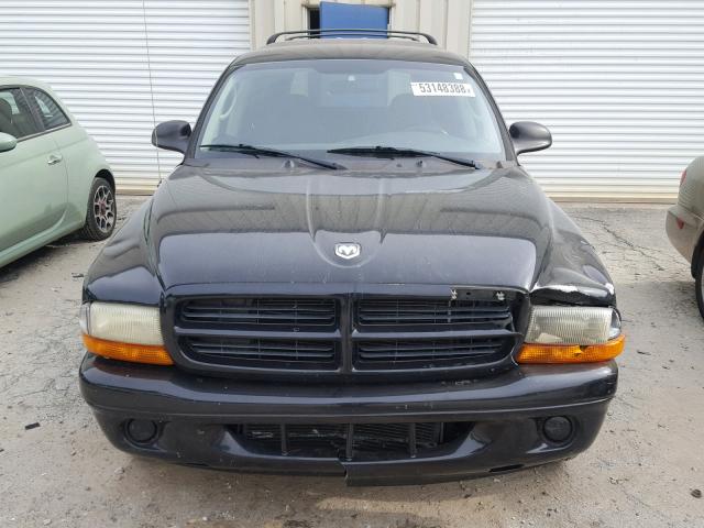 1D4HR38N33F520787 - 2003 DODGE DURANGO SP BLACK photo 9