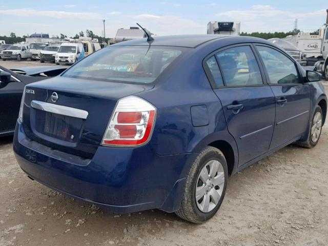 3N1AB6AP1AL702803 - 2010 NISSAN SENTRA 2.0 BLUE photo 4