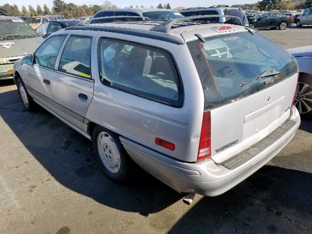 1FACP5742NG116481 - 1992 FORD TAURUS GL SILVER photo 3