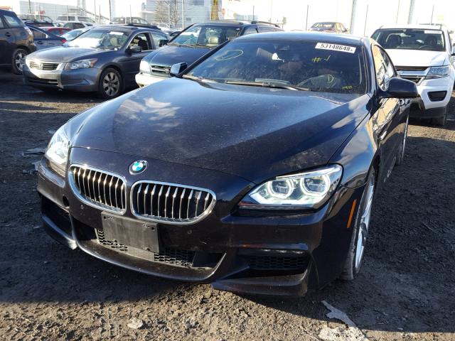 WBA6B4C59ED098915 - 2014 BMW 650 XI BLACK photo 2