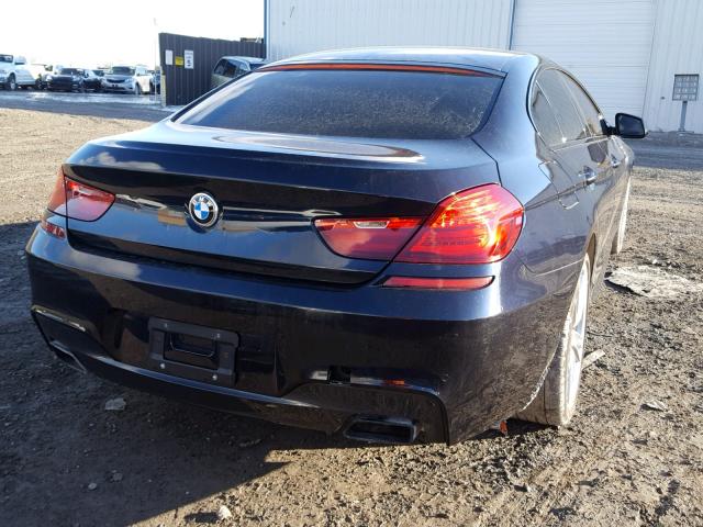 WBA6B4C59ED098915 - 2014 BMW 650 XI BLACK photo 4