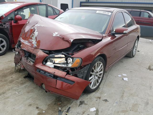 YV1RS592582686324 - 2008 VOLVO S60 2.5T RED photo 2