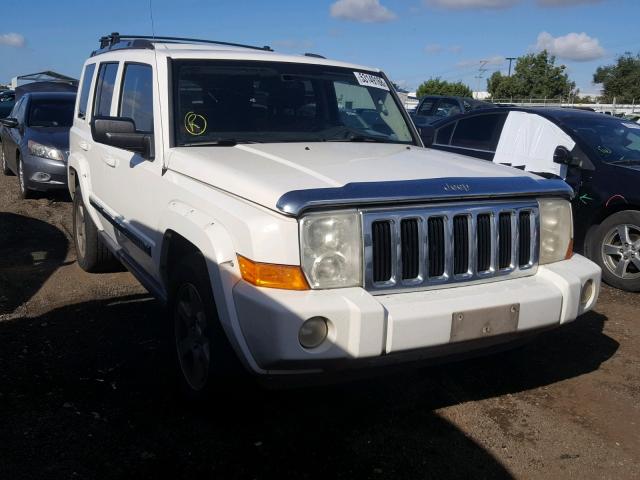 1J8HG58N36C295784 - 2006 JEEP COMMANDER WHITE photo 1