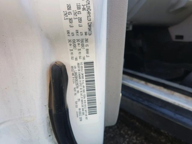 1J8HG58N36C295784 - 2006 JEEP COMMANDER WHITE photo 10