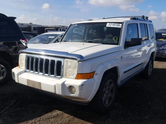 1J8HG58N36C295784 - 2006 JEEP COMMANDER WHITE photo 2