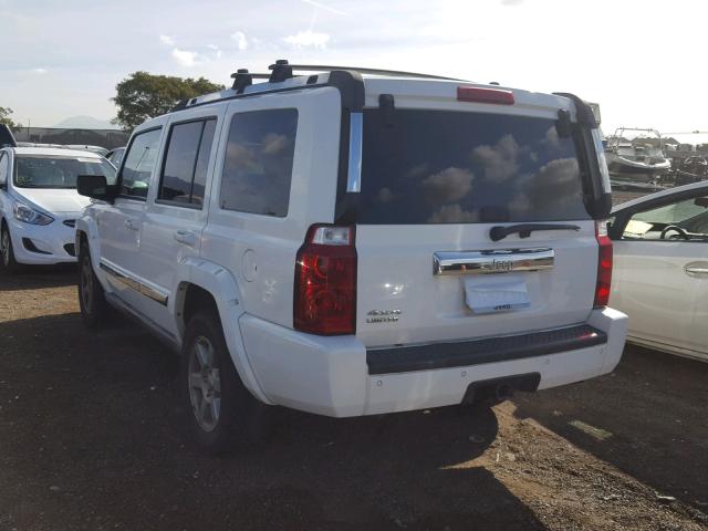 1J8HG58N36C295784 - 2006 JEEP COMMANDER WHITE photo 3
