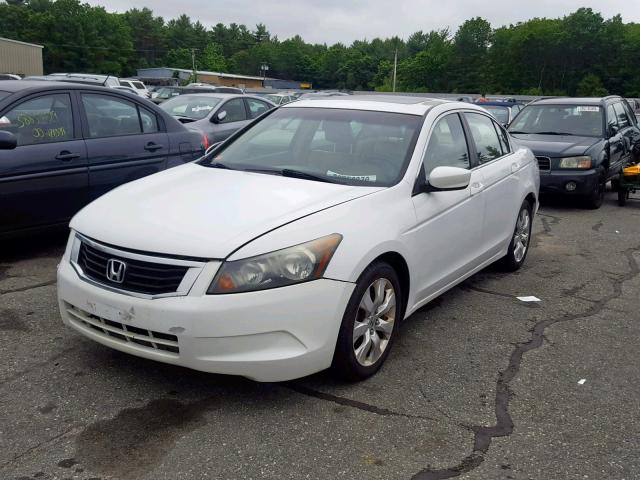 1HGCP26828A094147 - 2008 HONDA ACCORD EXL WHITE photo 2