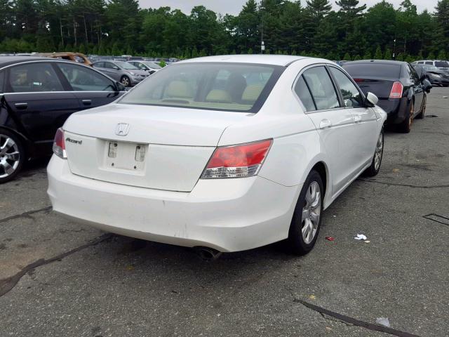 1HGCP26828A094147 - 2008 HONDA ACCORD EXL WHITE photo 4