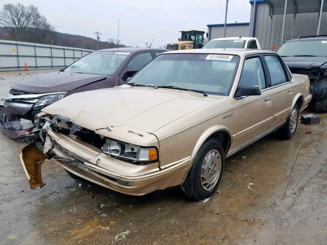1G3AG55N3P6327985 - 1993 OLDSMOBILE CUTLASS CI TAN photo 2