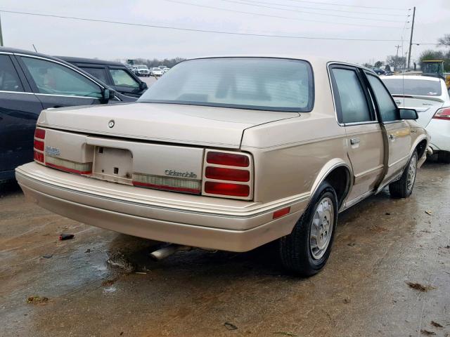 1G3AG55N3P6327985 - 1993 OLDSMOBILE CUTLASS CI TAN photo 4