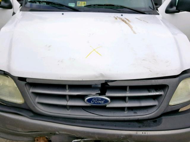 2FTRX17284CA82669 - 2004 FORD F-150 HERI WHITE photo 7