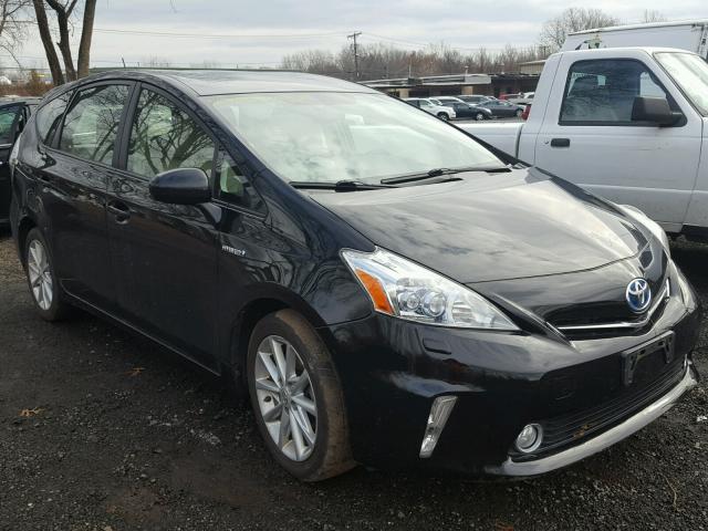 JTDZN3EU7C3078574 - 2012 TOYOTA PRIUS V BLACK photo 1