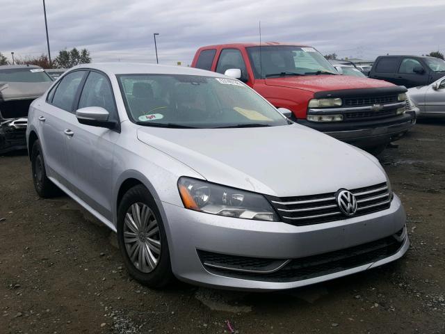 1VWAS7A32EC121177 - 2014 VOLKSWAGEN PASSAT S SILVER photo 1