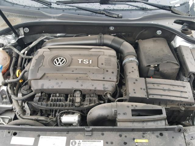 1VWAS7A32EC121177 - 2014 VOLKSWAGEN PASSAT S SILVER photo 7