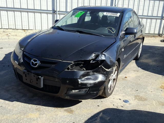 JM1BK323571743205 - 2007 MAZDA 3 S BLACK photo 2