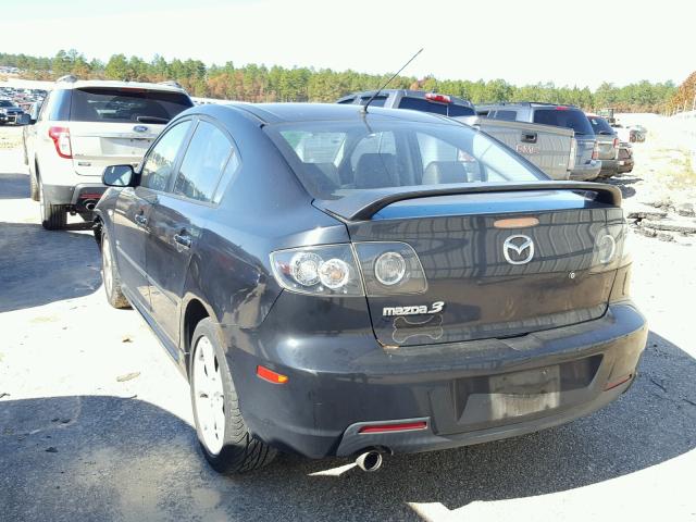 JM1BK323571743205 - 2007 MAZDA 3 S BLACK photo 3