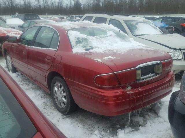 1G4HR54K13U236263 - 2003 BUICK LESABRE LI RED photo 3