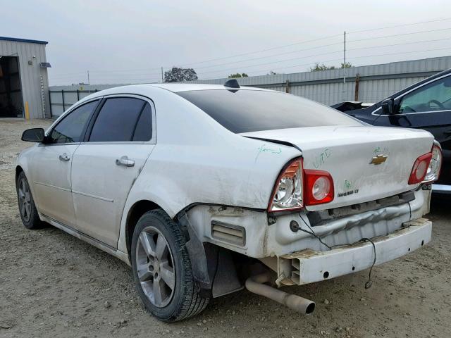 1G1ZD5EU9CF348992 - 2012 CHEVROLET MALIBU 2LT WHITE photo 3