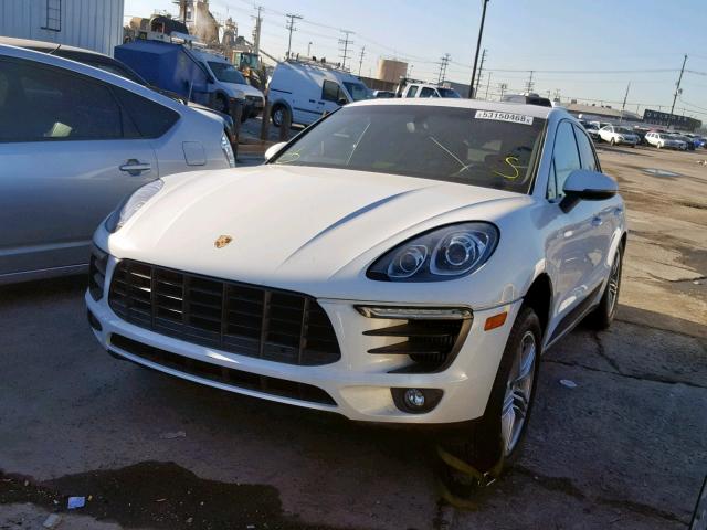 WP1AB2A5XFLB63622 - 2015 PORSCHE MACAN S WHITE photo 2