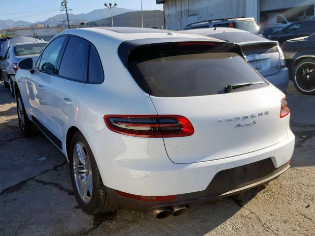 WP1AB2A5XFLB63622 - 2015 PORSCHE MACAN S WHITE photo 3