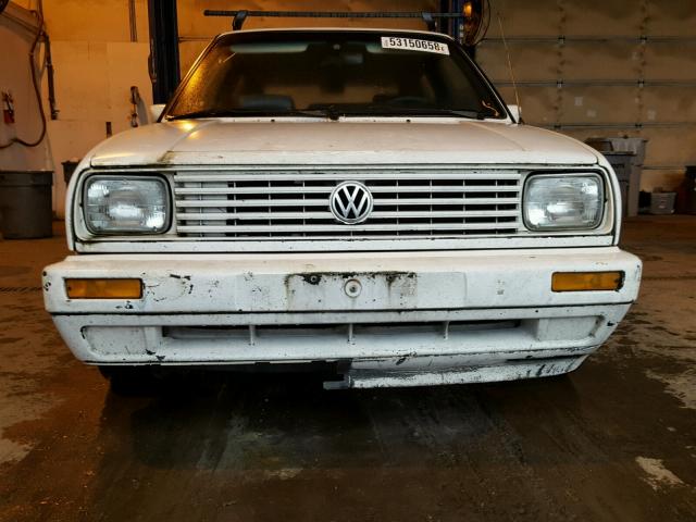 1VWAG017XGV042035 - 1986 VOLKSWAGEN GOLF WHITE photo 10