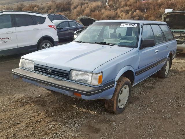 JF2AN53B9JE455239 - 1988 SUBARU GL 4WD BLUE photo 2